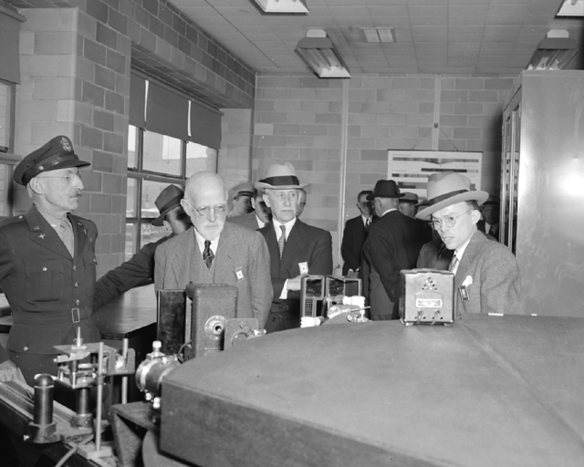 Space History Photo: Dedication Day — Visitors to the AERL